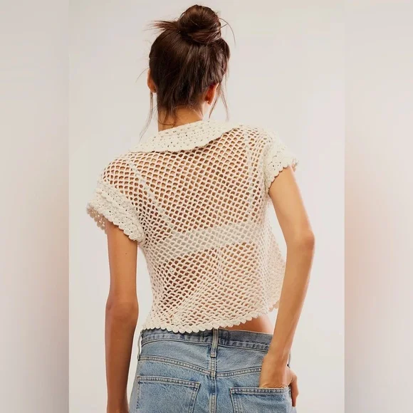 Lily Crochet Top - Picture 2 of 7